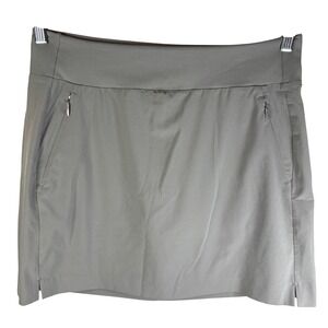 Athleta‎ Gray Soho Skort Shorts Built-in Pockets Active Pickleball Wear Size 8